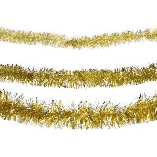 Buttericks Leco AB Glittergirlander Gull - 7,5 x 200 cm