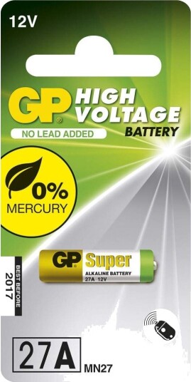 GP Super Alkaline Batteri 27A 1-pk