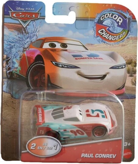 Disney Pixar Cars Paul Conrev Fargeskiftende Lekebil Disney Pixar Cars Paul Conrev Fargeskiftende Lekebil