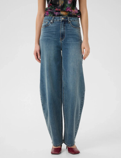 Gestuz Gzviva Hw Baggy Jeans Blue 32 x 32 Gestuz Gzviva Hw Baggy Jeans Blue 32 x 32