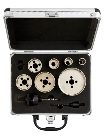 PROBUILDER Hole Saw Set Diamond 19-76mm 10 Pcs PROBUILDER Hole Saw Set Diamond 19-76mm 10 Pcs