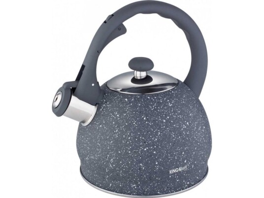 Kinghoff Kettel Med Fløyte 2L Kh-1405 Marmor Kinghoff Kettel Med Fløyte 2L Kh-1405 Marmor