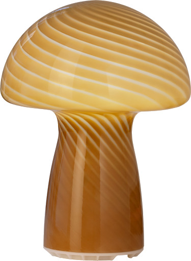 Veli Line Mushroom oppladdningsbar bordlampe brun