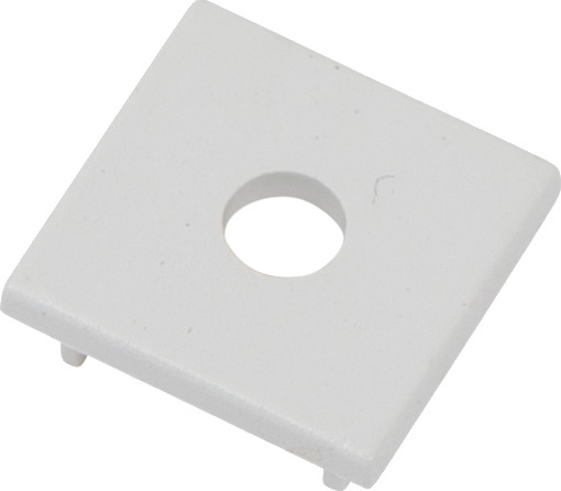 Ansell Lighting endestykke med hull 26,5x46,5 mm hvit