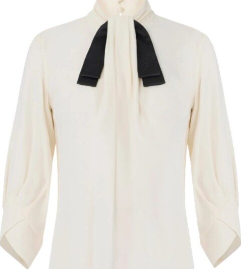 Elisabetta Franchi Dame Bluser & Skjorter Hvit L, Elisabetta Franchi Dame Bluser & Skjorter Hvit L,