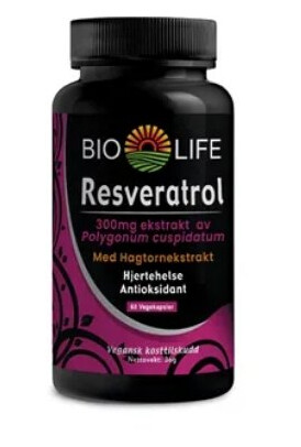 Bio Life Resveratrol 60 kapsler Bio Life Resveratrol 60 kapsler