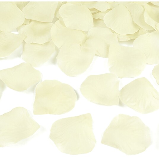 PartyDeco Roseblad Créme - 500-pakning