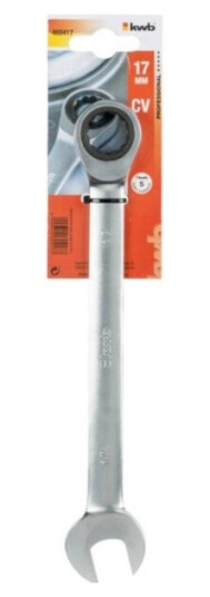 Kwb 460417 Skraldenøgle-Dobbelt 1 Stk. 17 Mm Kwb 460417 Skraldenøgle-Dobbelt 1 Stk. 17 Mm