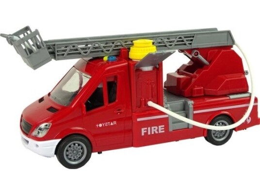 Lean Sports Car Truck Brannvesen Rødt Vann Lyder Lys