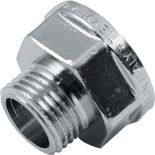 Fonta Nippelmuffe 1/2" X 3/4" Forkrommet