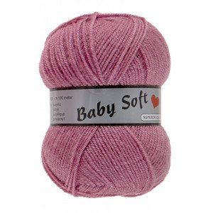Lammy Baby Soft Garn 730 Mørk Gammelrosa Lammy Baby Soft Garn 730 Mørk Gammelrosa