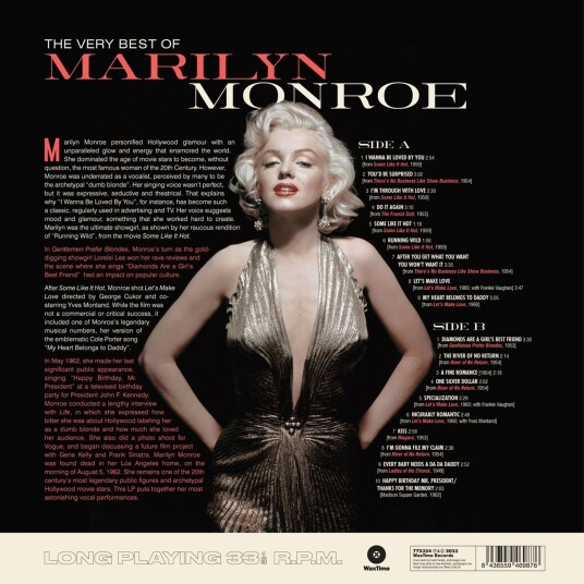 Marilyn Monroe Very Best Of Marilyn Monroe LP/Vinyl Marilyn Monroe Very Best Of Marilyn Monroe LP/Vinyl
