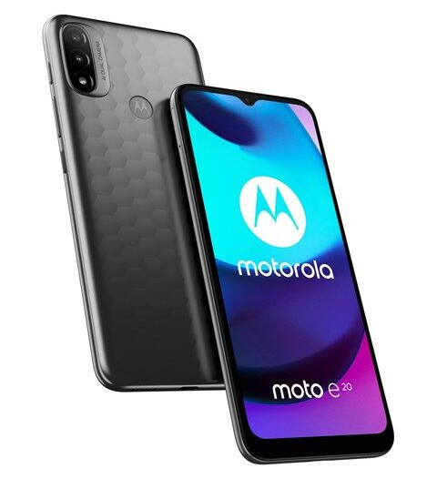 Motorola Moto E20 32GB 2GB Grafitt Grå
