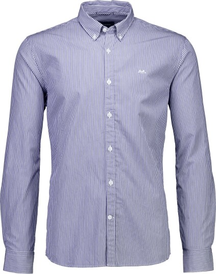 Lindbergh Soft Touch Stripe Shirt L/S BLUE L