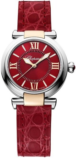 Chopard Dameklokke 388563 6016 Imperiale Rød/Lær Ø29 mm