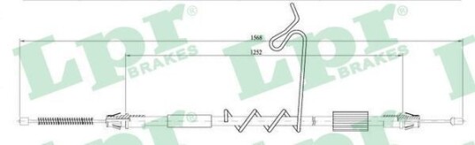 Bremsewire LPR C0291B