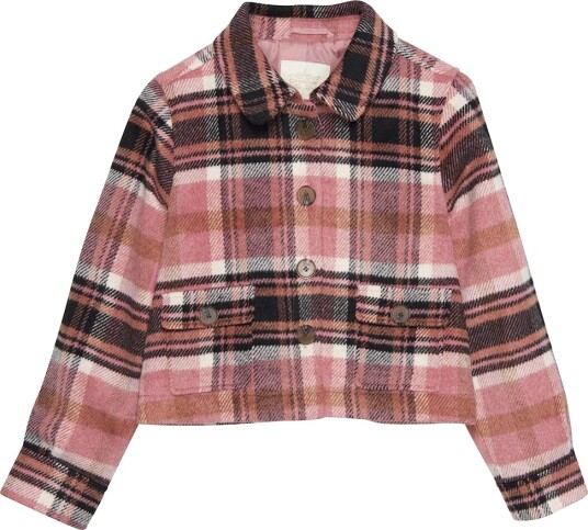 Creamie Jakke Wool Blanding Dusty Rose Creamie 7 år (122) Overgangsjakke Rosa