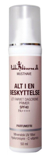 Pudderdåserne SPF 30 All-in-One Solkrem 50 ml med Hyaluronsyre og Antioksidanter