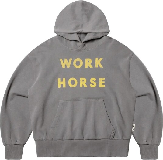DEYS Pomona Print Hoodie   WASHED GREY   S