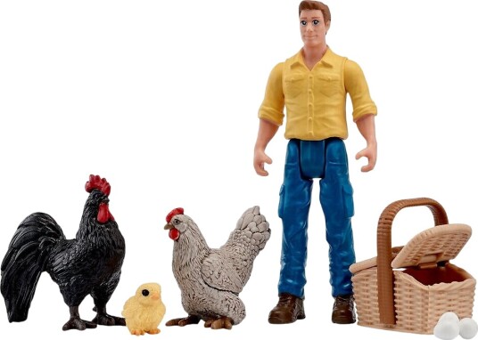 Schleich Pocket Sett Chirpy Parade 81535 Schleich Onesize Lekefigur Blå Brun Gul Svart