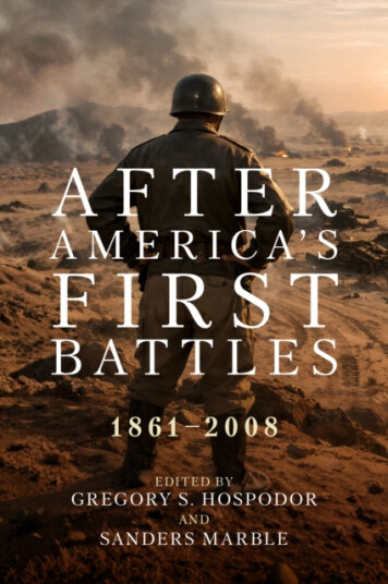 After America's First Battles 18612008 After America's First Battles 18612008