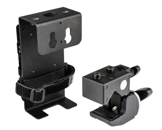 Kupo KS-199 V-Mount Battery Bracket Set V-Lock batteri og AC holder Convi Clamp Kupo KS-199 V-Mount Battery Bracket Set V-Lock batteri og AC holder Convi Clamp