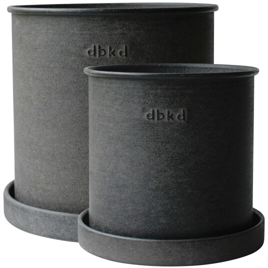DBKD Plant pot krukke small 2-pk Black
