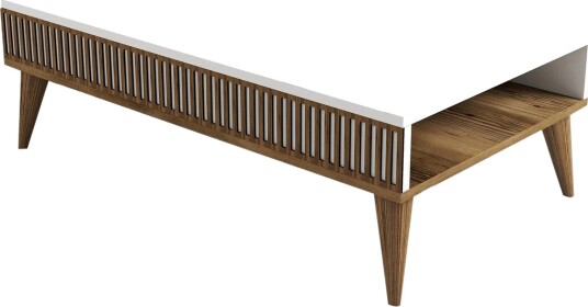 Lissione Sofabord 105 cm - Valnøtt/Hvit