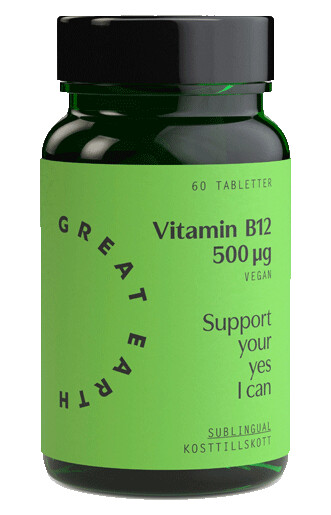 Vitamin B12 500 µg 60 sugtabletter Vitamin B12 500 µg 60 sugtabletter