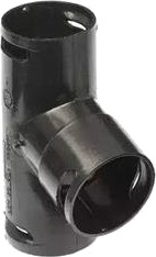 Uponor 128 X 92 Mm 75 Gr. Pvc-Drænsadelgren Uponor 128 X 92 Mm 75 Gr. Pvc-Drænsadelgren