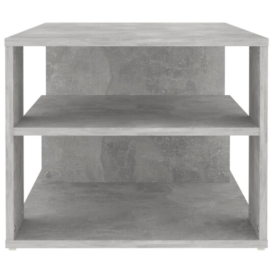 vidaXL Salongbord betonggrå 100x50x40 cm sponplate