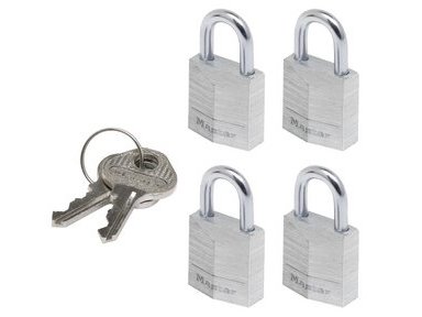 Master Lock 9120Eurqnop Luggage Key Lock Alle Merker Aluminium Aluminium Stål Ryggsekk Stresskoffert Duffelbag Laptop Bag Koffert Sport Bag