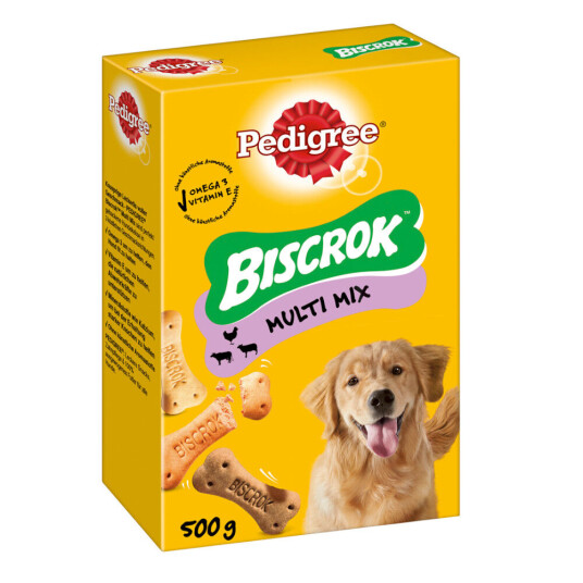 Pedigree Biscrok I 3 Lekre Smaksvarianter 2 X 500 G Pedigree Biscrok I 3 Lekre Smaksvarianter 2 X 500 G