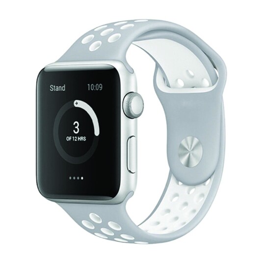 FERRELLI APPLE WATCH 42/44MM SPORTSREIM, SØLV FERRELLI APPLE WATCH 42/44MM SPORTSREIM, SØLV
