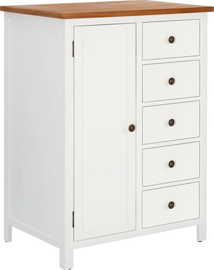 Garderobe 76x52x105 cm heltre eik