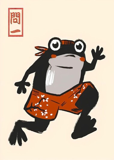 Namly Design Plakat Frosk Illustrasjon POSTERGCYBTE