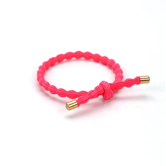 Bow"s by Stær Petra Hårstrikk Neon Rosa 6 Pakning