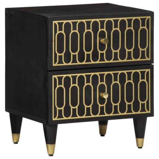 Nattbord 40x33x46 cm heltre mango 358318