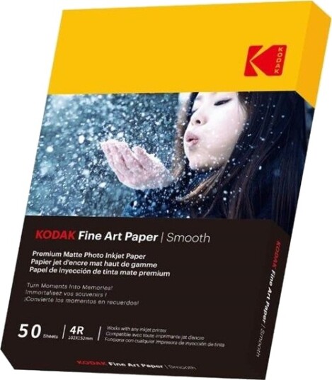 KODAK 10x15cm Matte Smooth Photo Paper 230g/m 100 Sheets