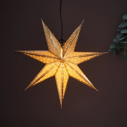 Markslöjd Marksløjd Glitter adventsstjerne 45 cm - Gull 1711562-01-0 1711644-02-0