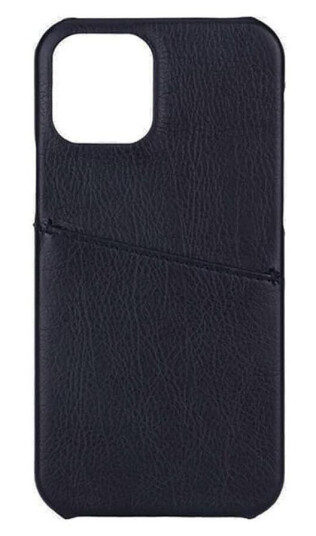 GEAR Onsala Skinnmobildeksel med Kortlomme til iPhone 12/12 Pro - Svart