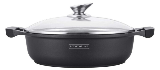 Lav Gryte med Lokk, 4.8 L - Ø 30 cm Lav Gryte med Lokk, 4.8 L - Ø 30 cm