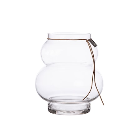 Glassvase Kurvete d12xh21,5 cm