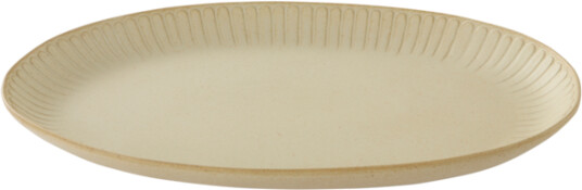 ALVIA serveringsfat 43x32 cm Lys beige