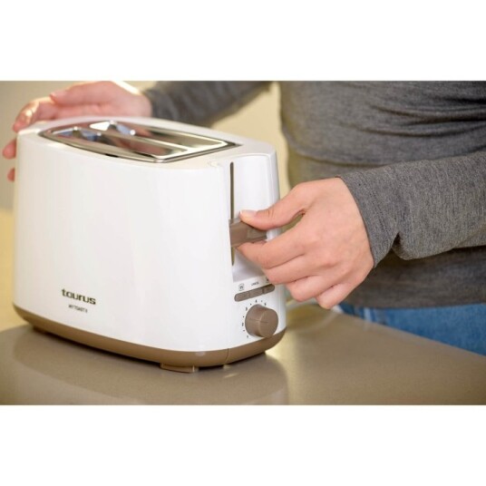 Taurus Mytoast II Brødrister 2 Skiver Hvit 750W