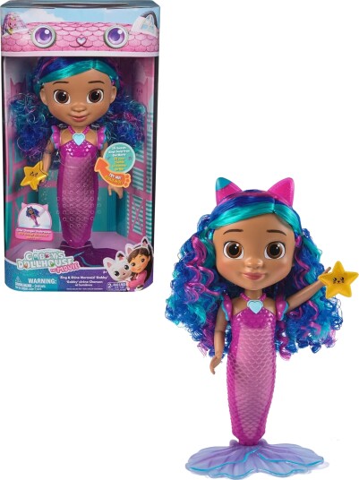 Gabby"s Dollhouse Film Syng & Shine Havfrue Gabby 36 Cm Gabby"s Dollhouse Film Syng & Shine Havfrue Gabby 36 Cm