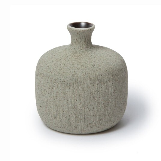 Lindform Flaske vase Sand grey small