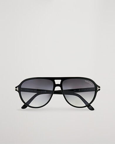 Tom Ford Jeffrey Sunglasses Shiny Black/Gradient Smoke Tom Ford Jeffrey Sunglasses Shiny Black/Gradient Smoke