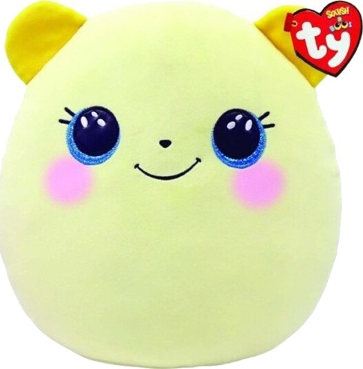 Ty Beanie Squish A Boo Kosedyr Gul 22 cm