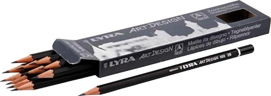 Blyant Creativ Company Art Design 6,9 mm Hardhet 2B Kjerne 18 mm 12 stk/1 Pk